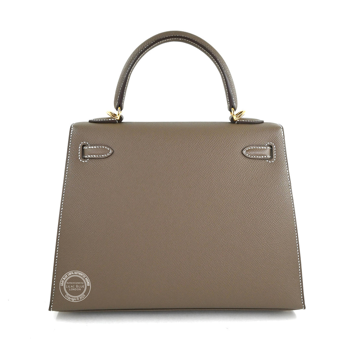 Hermès Kelly 25cm Etoupe Epsom GHW