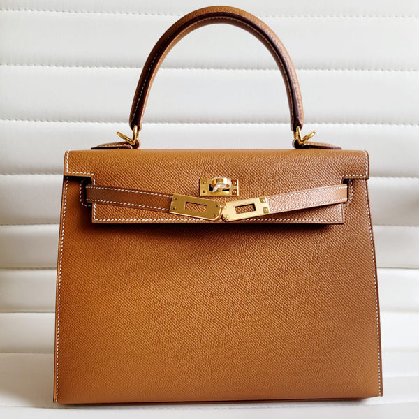 Hermès Kelly 25cm Gold Epsom GHW