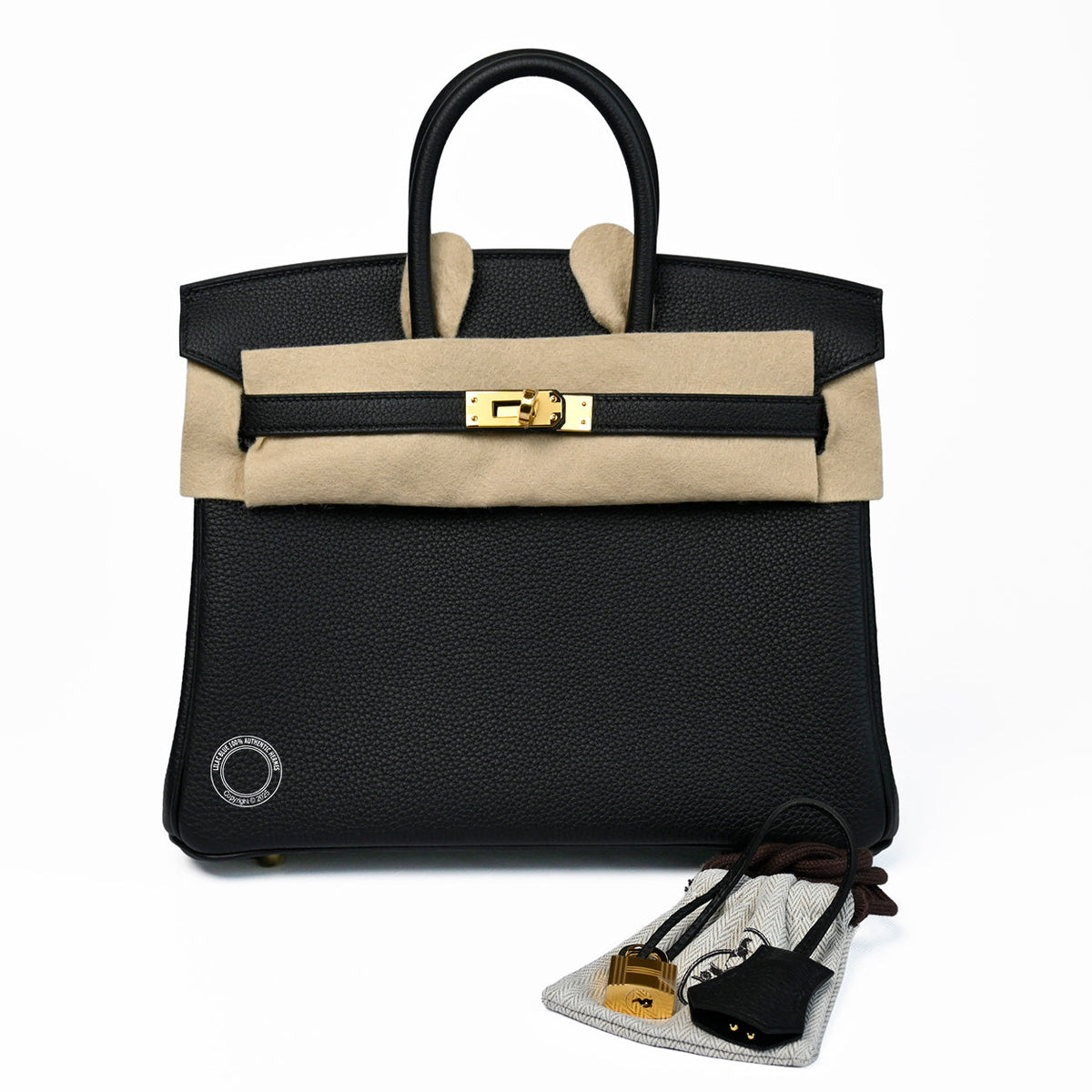 Hermès Birkin 25cm Black Togo GHW