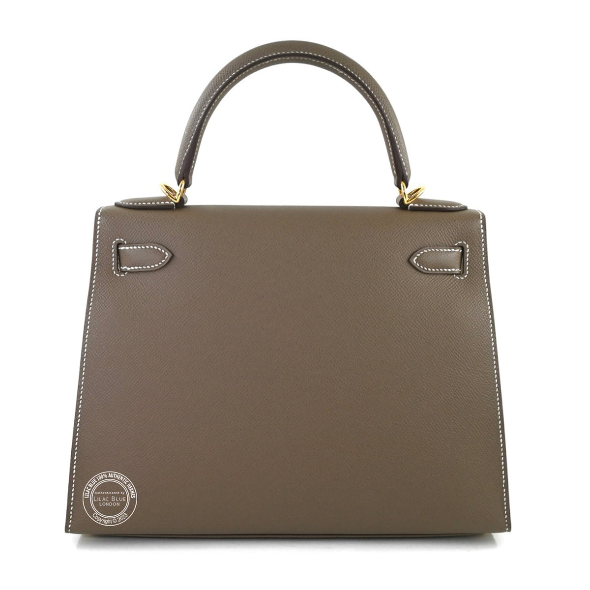 Hermès Kelly 28cm Etoupe Epsom GHW