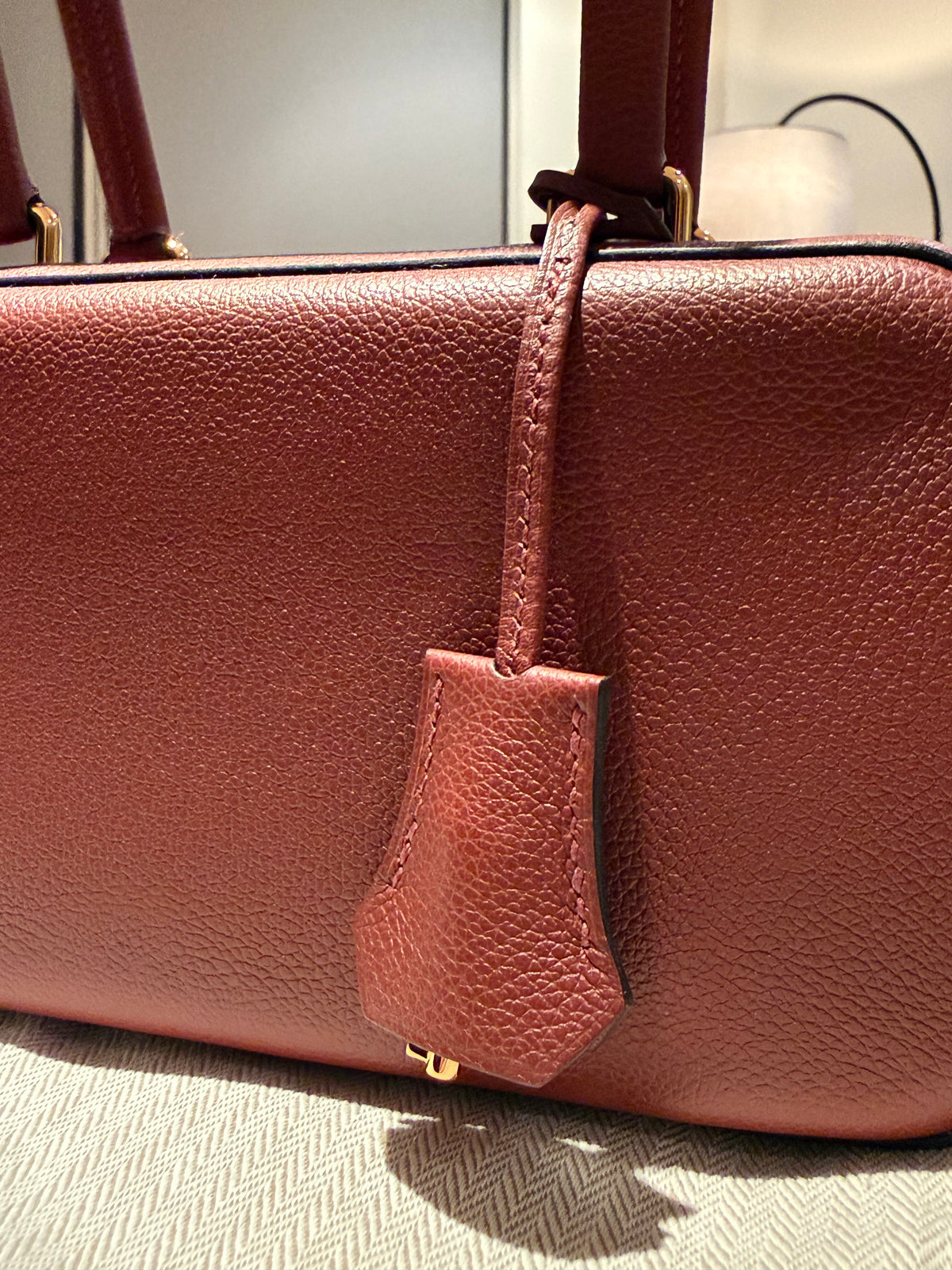 Hermes Faubourg Express PM Rouge H Bag 086410CC55