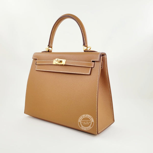 Hermès Kelly 25cm Gold Epsom GHW