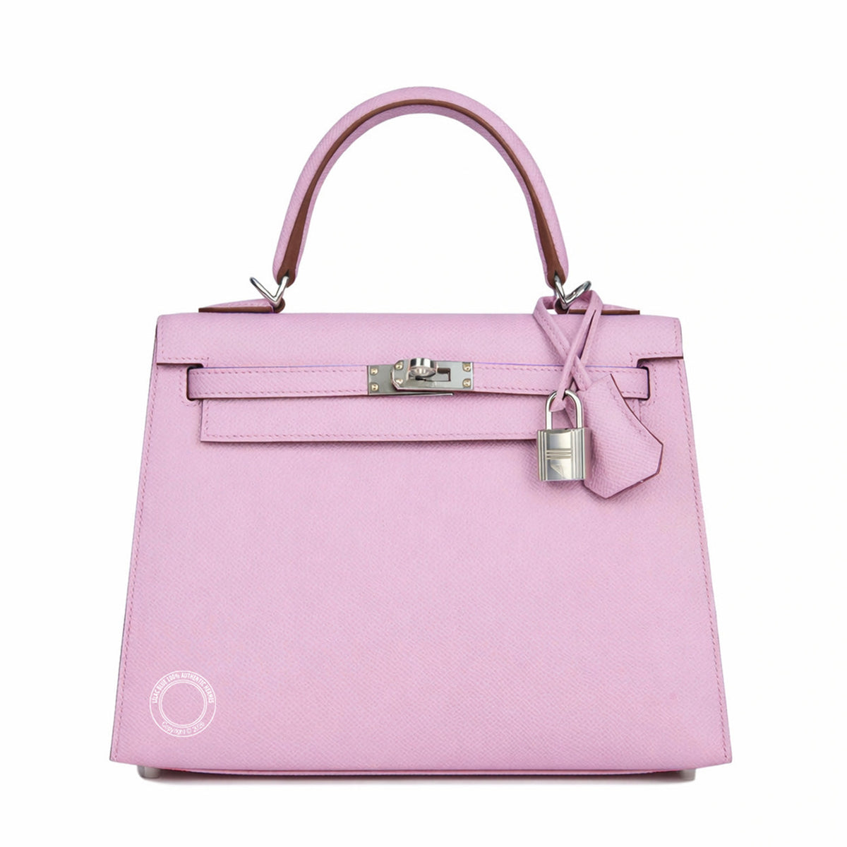 Hermès Kelly 25cm Mauve Sylvestre Epsom PHW