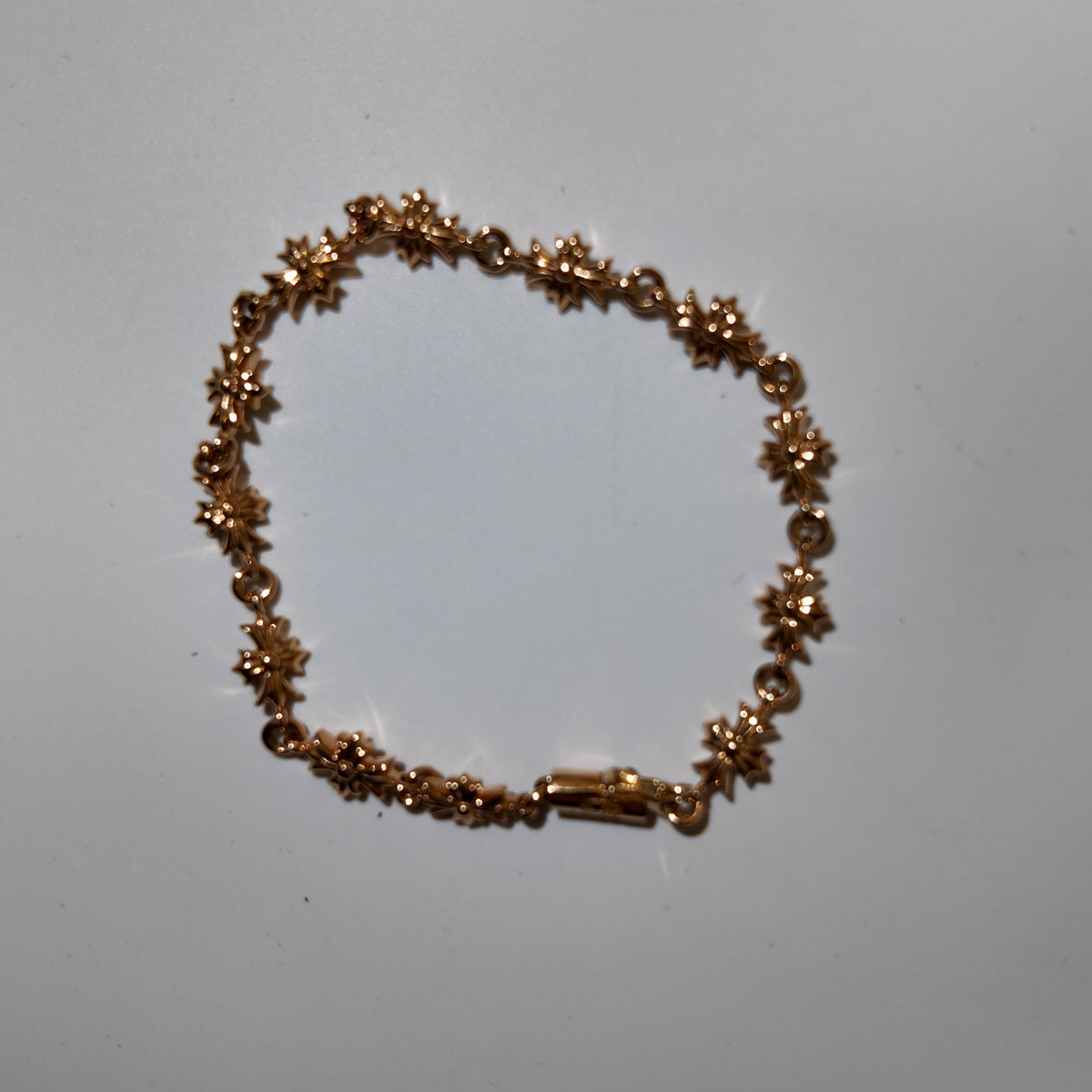 Chrome Hearts Gold E Tiny Bracelet 22k 14k L12 Link