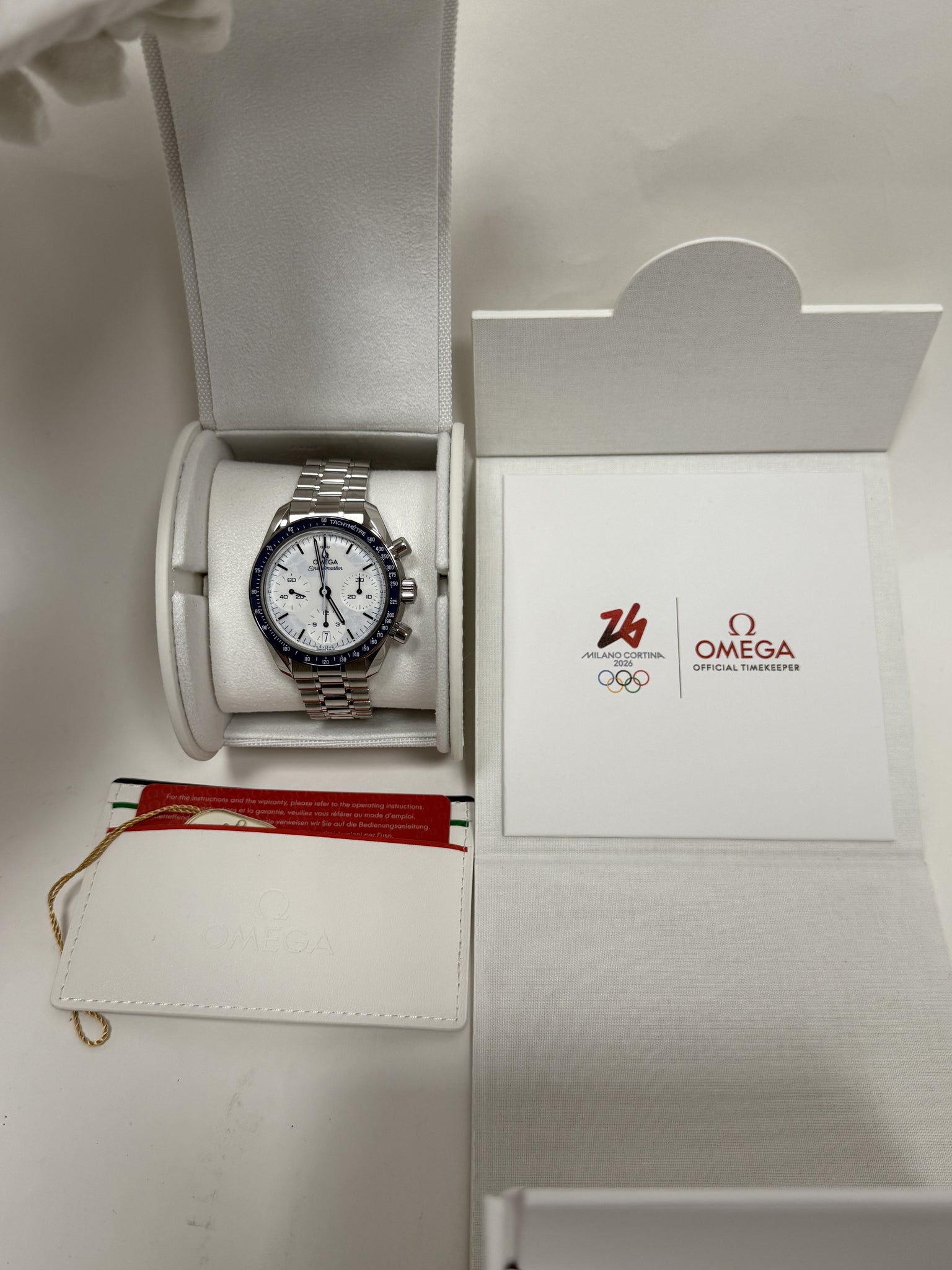 Omega Speedmaster 38 Milano Cortina 2026 Special Edition