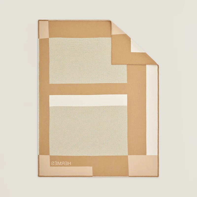Hermes H Riviera blanket 09 Sable
